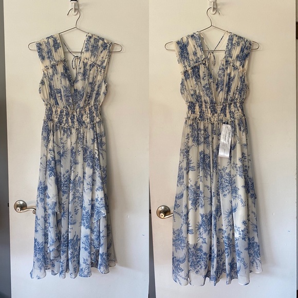 NWT BCBG MAXAZARIA FLORAL DRESS - Picture 5 of 11